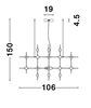 Εικόνα από ATOMO ΦΩΤΙΣΤΙΚΟ LED ΚΡΕΜΑΣΤΟ ΜΕ DIMMER(30 led)