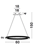 Εικόνα από CILION ΦΩΤΙΣΤΙΚΟ LED ΚΡΕΜΑΣΤΟ ΜΕ DIMMER (48W)