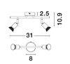 Picture of BASE ΦΩΤΙΣΤΙΚΟ ΣΠΟΤ ΣΕ NICKEL METAL (2ΧGU10)